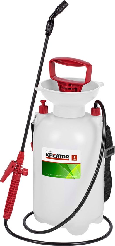 Kreator KRTGR6805V Druksproeier - zuurbestendig - 5L van Merkloos	