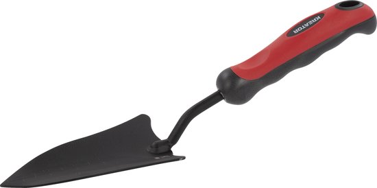 Kreator Plantenschepje KRTGR70020 - Staal - Breedte 77 mm - Soft grip - Tuinieren - Tuingereedschap van Merkloos	