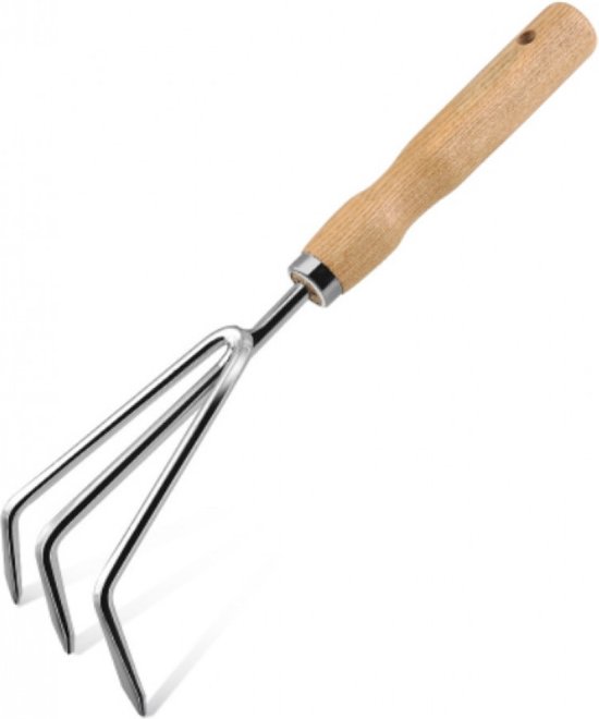 Kreeft | Tuinklauw | Driepunts | Tuingereedschap | 29 x 8 cm | Tuinbenodigdheden | Tuinieren | Aarde | Potgrond | onderhoud | Tuinonderhoud | Makkelijk in gebruik van Kreeft