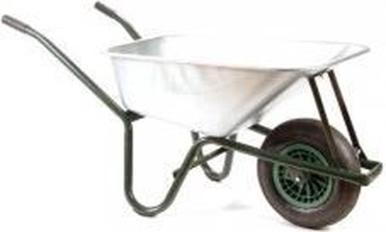 Kruiwagen 75 liter metalen bak van Matador.