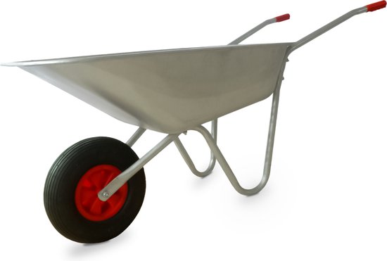 Kruiwagen - Gegalvaniseerd - Verzinkt Staal - 65 Liter - 80KG van Merkloos	