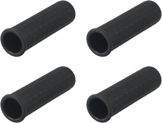Kruiwagen Handvatten - Rubberen Grepen - Tuinieren Verbeteren - Antislip Ontwerp - 4 Stuks - Zwart