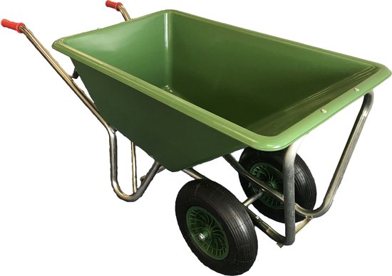 Kruiwagen - Polyester - 160 Liter - Tweewielig - Groen van Altrad.