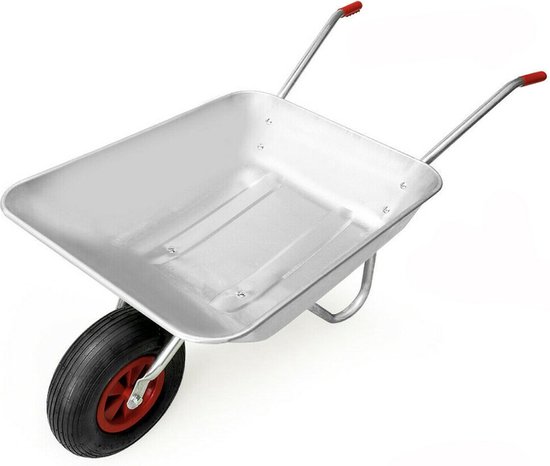 Kruiwagen - Verzinkt Staal - Gegalvaniseerd- 65 Liter - 80KG van Toolland