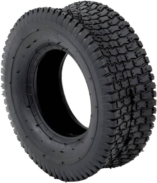 Kruiwagenband Rubber - Vervangband - Zwaar Werk - Lekvrij Ontwerp - 13x5.00-6 - Zwart