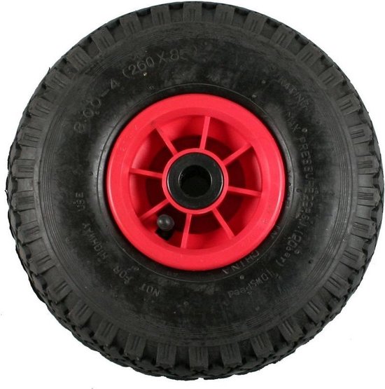 Kruiwagenband/wiel/bolderkar/steekkar reservebanden 26 cm - Reserve kruiwagenwielen van Rehasport