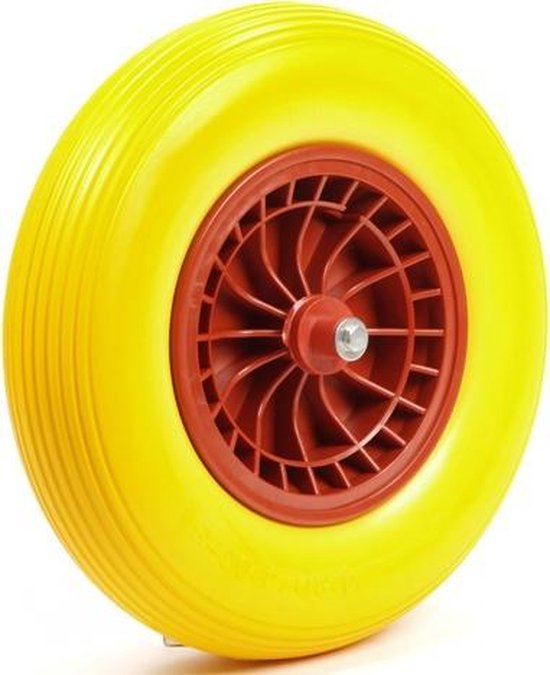 Kruiwagenwiel 400 x 8 ANTILEK (geel) van Stabilo®