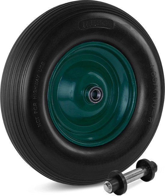 Kruiwagenwiel 4.80/4.00-8 , Anti Lek, metalen velg, Draagvermogen 200kg van Skandia