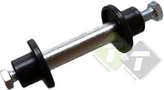 Kruiwagenwiel as, 128mm lang, 20mm as van Bosta