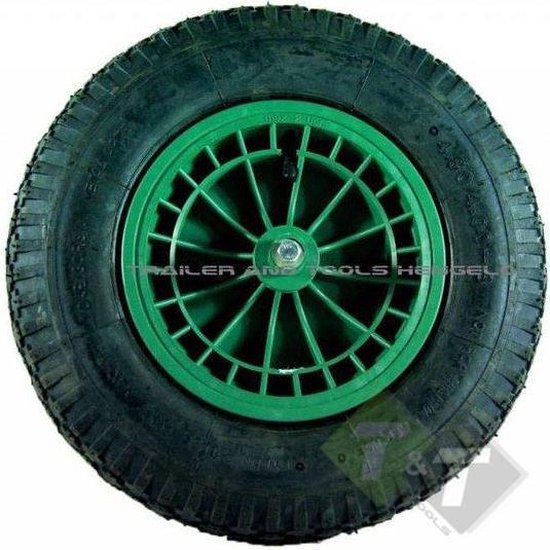 Kruiwagenwiel kunststof met as, Kruiwagenband, banden, wielen, 4.80 / 4.00-8 van Dat is "VITO".