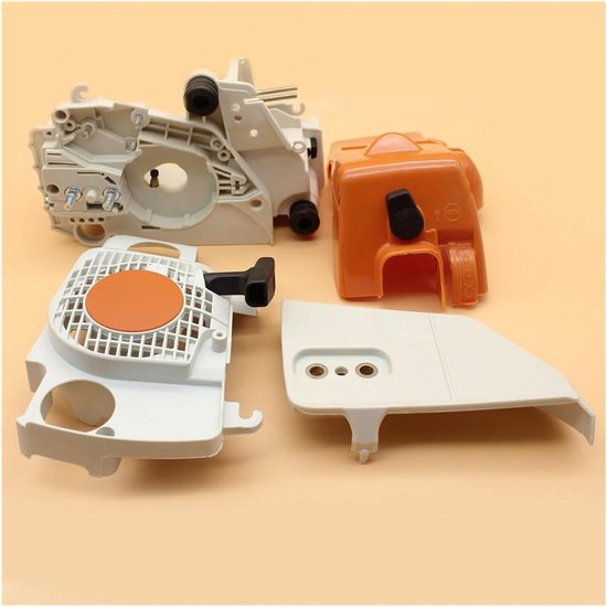 Krukas Koppelingsdeksel Starter Kit - Kettingzaag Onderdelen - Tuinonderhoud - Vervangt OEM Delen - 50 Gram - Zwart