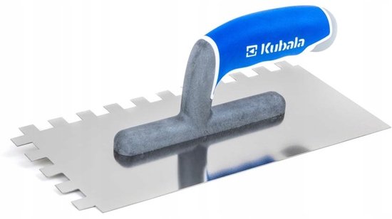 Kubala Masterline XL - Roestvrijstalen Getande Troffel - 130x270mm - Ergonomische Handgreep van Merkloos	