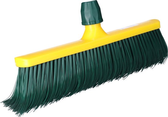 Kunstgras bezem - bezemkop - klauw bezem - groen - 40 cm - kunststof - voegenbezem van Vario Garden