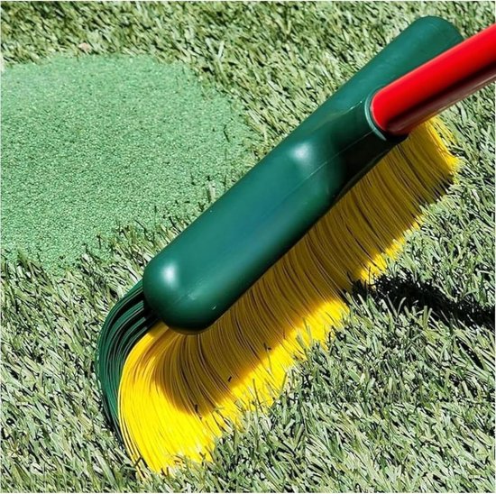 Kunstgras Bezem - Kunstgras Borstel - Kunststof - Duurzame Haren - Compatibel met Broomsticks - Voor Tuin en Terras