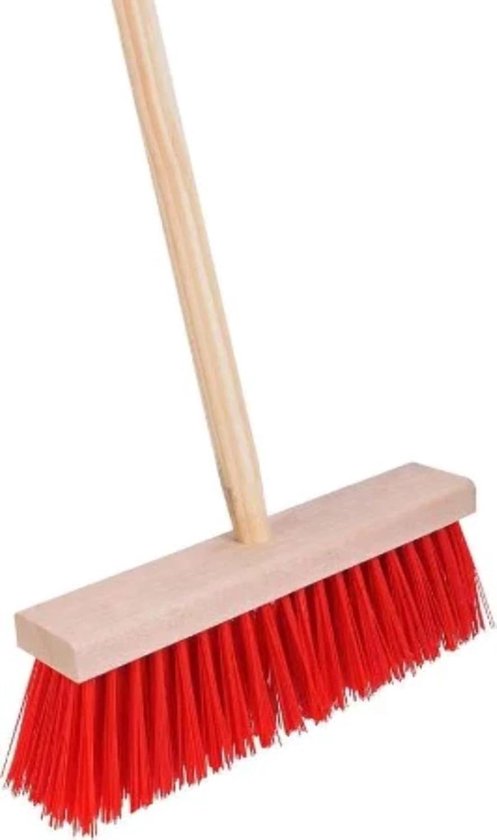 Kunstgras Bezem - Tuinschoffel - Nylon - 30 cm - Straatschoffel - Voor Binnen en Buiten