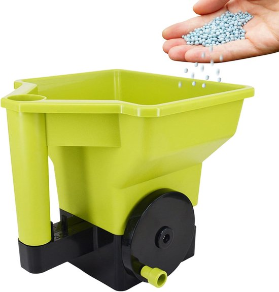 Kunstmeststrooier - Mestverspreider Gazon - Tuinonderhoud Zaaien - Handbediend Schudmechanisme - 24 cm van Merkloos	