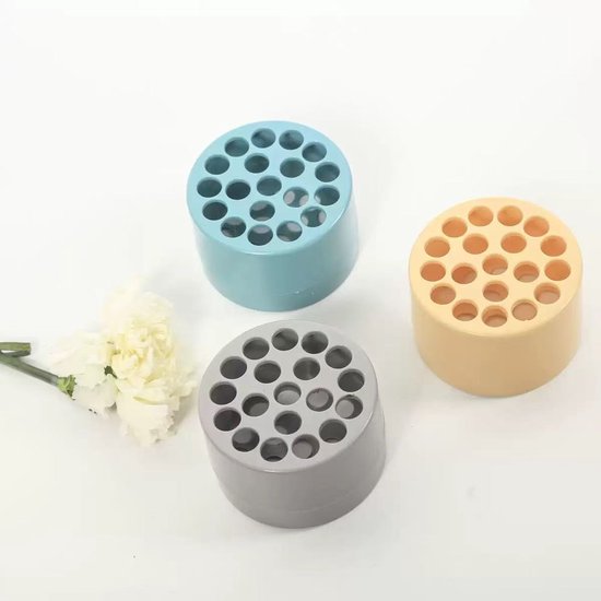 Kunststof bloemschikgereedschap, bloempotbevestigingsgereedschap, houder voor bloemboeketten, spiraalvormig gereedschap, bloemstuk, hulpmiddel voor het plaatsen van spiraalvormige boeketten, 3-pack van Merkloos	