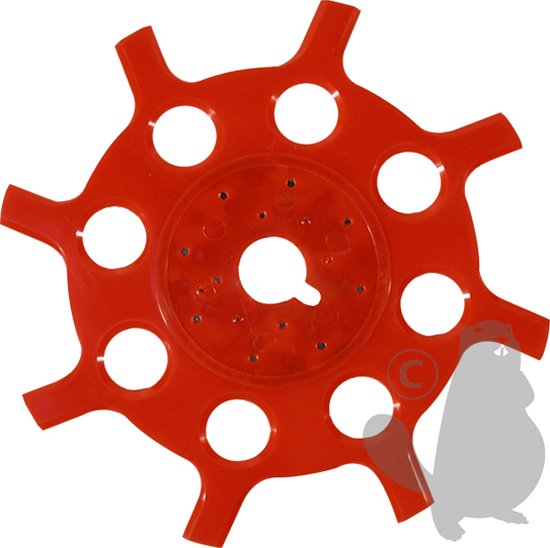 Kunststof bosmaaiermes 8 tanden - Snijlengte 230mm, boring: 25,4mm van Hecht