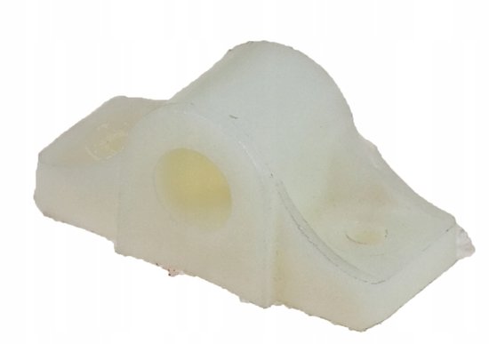 Kunststof Lager voor Bandhooier - Wit - Lagerblok voor Tandas - Ø 14 mm - Geschikt voor Zgrabiacka - 523404005