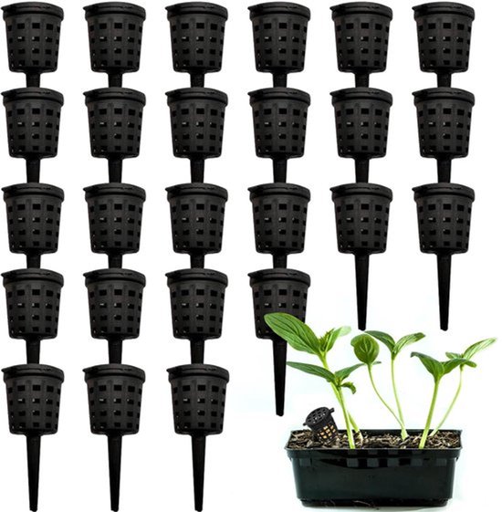 Kunststof Meststofdoos - Deksel Mand - Bonsai Gereedschap - 25 Stuks Draagbare Bonsai Tool - Meststofafdekking Voor Landbouw Tuinplanten