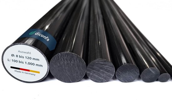Kunststof Ronde Staaf - POM Stang - Industriële Toepassingen - Op Maat Gemaakt - Ø 8 mm x 1000 mm