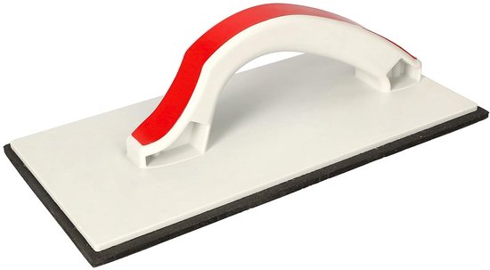 Kunststof Wrijfplank met Rubberen Laag voor Voegen 280x140mm van Merkloos	