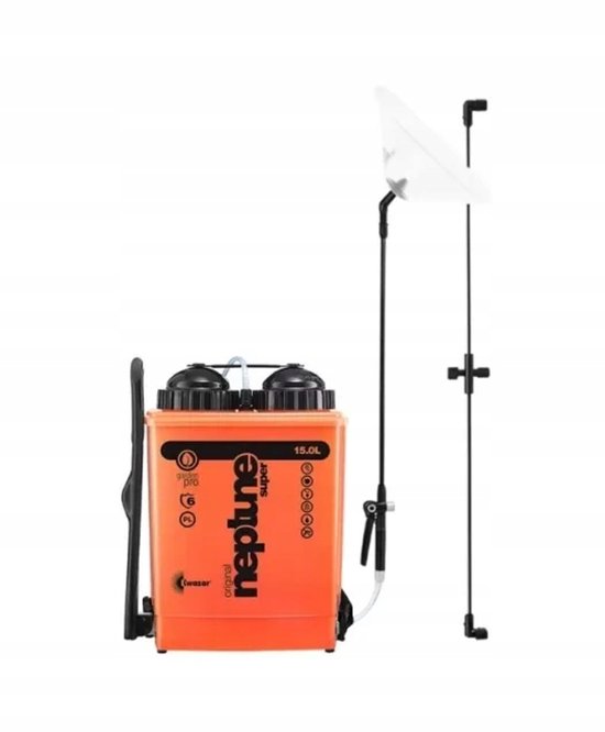 Kwazar Neptune Super - Rugspuit - 15L - Telescooplans - Handbediend van Merkloos	