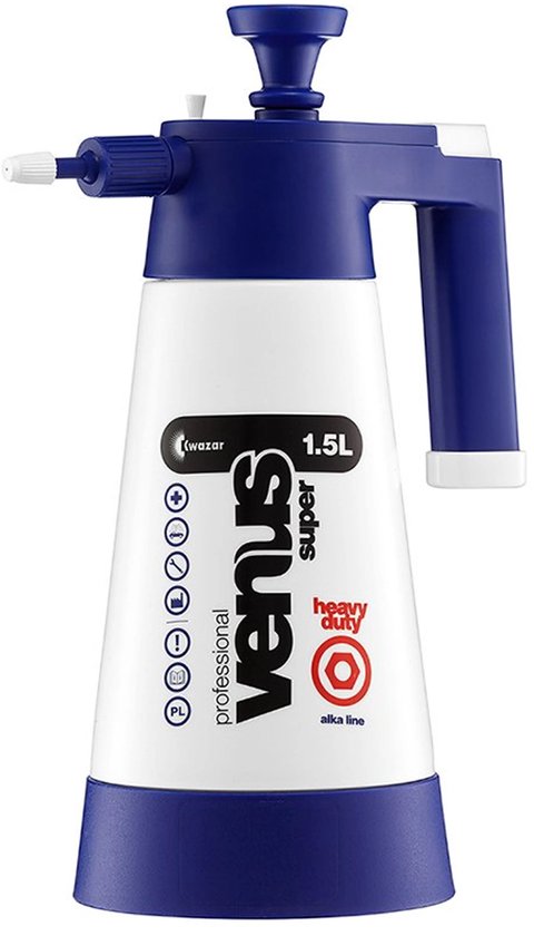 Kwazar Purple Venus Super Pro+ Alka Line Handpomp sprayer - 1500ml van Kwazar