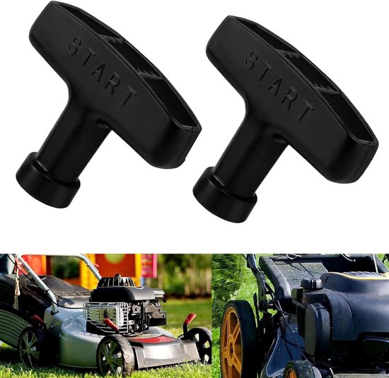 KZQ 2 stuks trekkoordgrepen - Handgrepen - Trekkoordgrepen - Starthendels voor benzinemotoren - Starthendels - Universele onderdelen - Startaccessoires - Startkabels - Starters voor grasmaaiers, generatoren en kettingzagen - Zwart van Merkloos	
