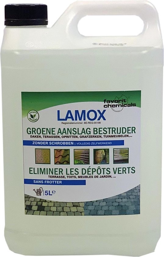 LAMOX Groene aanslagreiniger / Groene aanslagverwijdering / Algenkiller