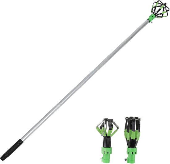 Lampen Wisselaar Set - Gereedschap Set - Lampen Vervangen - Telescopisch Ontwerp - 250 cm Lengte - Groen