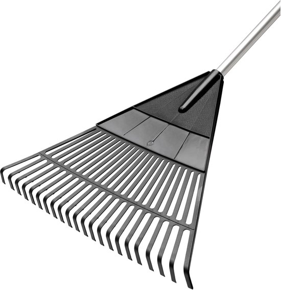 landschapsbezem geborduurd 76 cm, steel 140 x 28 cm, 30 tanden, 02780