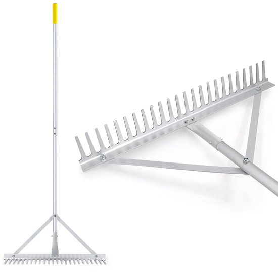Landschapshark - 24 tanden - 174 cm aluminium steel