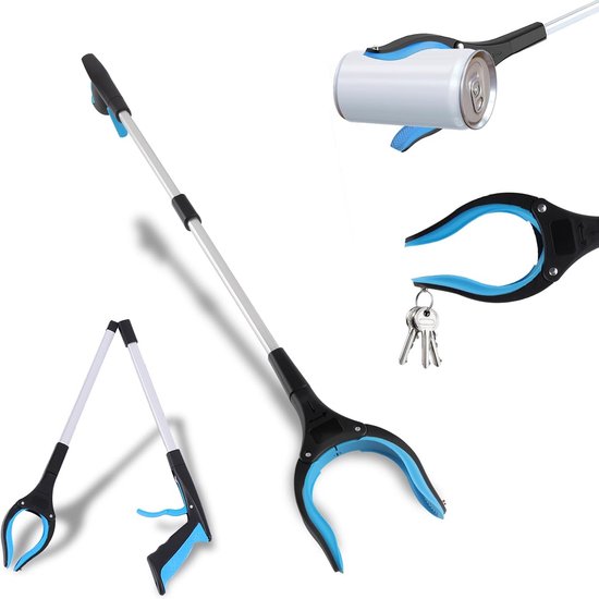 Lange Grijptang met Magneet en Draaibare Kop voor Senioren en Reikwijdte van Merkloos	