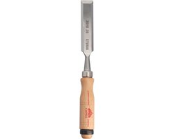 Lange Houten Beitel met Beukenhouten Handvat, 26 mm van Merkloos	