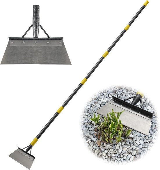 Lange Tuinschoffel met Steel voor Onkruid wieden en Tuinonderhoud