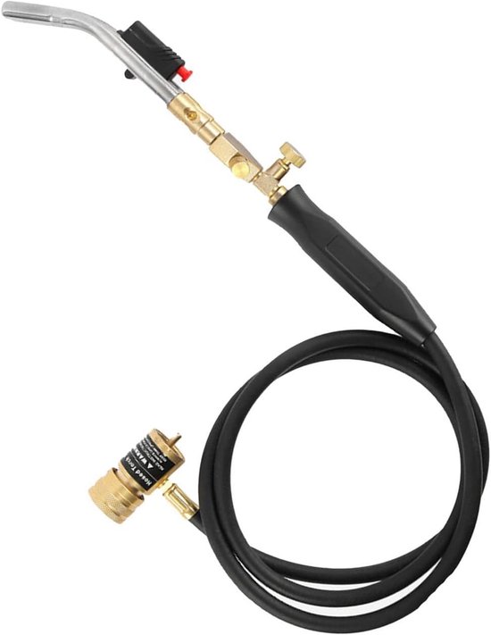 Lasbrander met slang - Soldeerbrander brander - Hardsolderen metaal - Vlamgestuurde ontsteking - 150 cm slang van Merkloos	