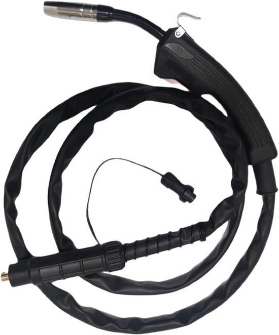 Lasbrander MIG - Flux Kerndraad - Metaal Bewerken - Robuust Industrieel Ontwerp - 2 Meter Kabel - Zwart
