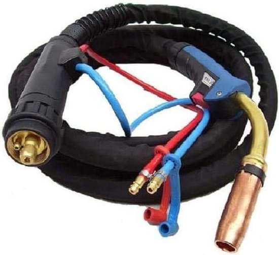 Lasbrander MIG MAG - Lasapparaat Branderslang - Metaal Bewerken - Watergekoeld Systeem - 3 meter - Zwart