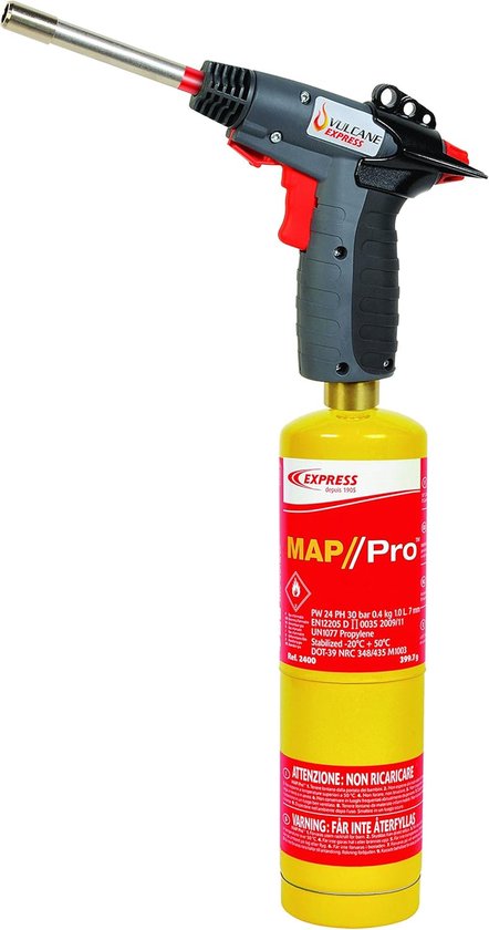 Laslamp - Brandertje - Lassen en solderen - Veelzijdig inzetbaar - 31 kg - Zilver zwart rood van Merkloos	