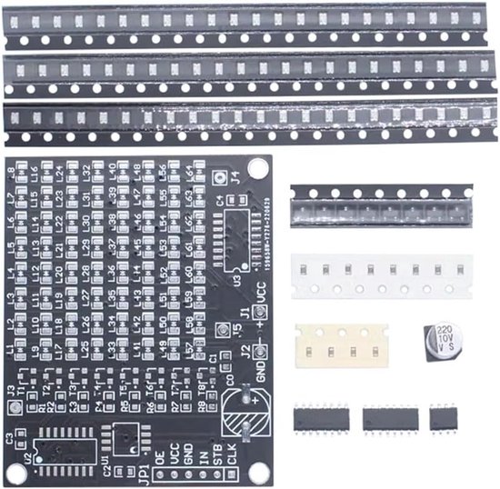 Lassen Praktijk Board Kit - 64 SMD LED - Elektronische DIY Training Kit voor Beginners Leren van UniHobby