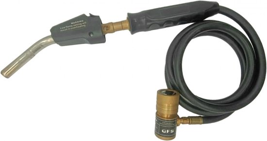 Lastoorts met slang - Soldeerbrander gasbrander - Loodgieterswerk barbecue - Hoge temperatuur vlam - 15 meter slang van Merkloos	