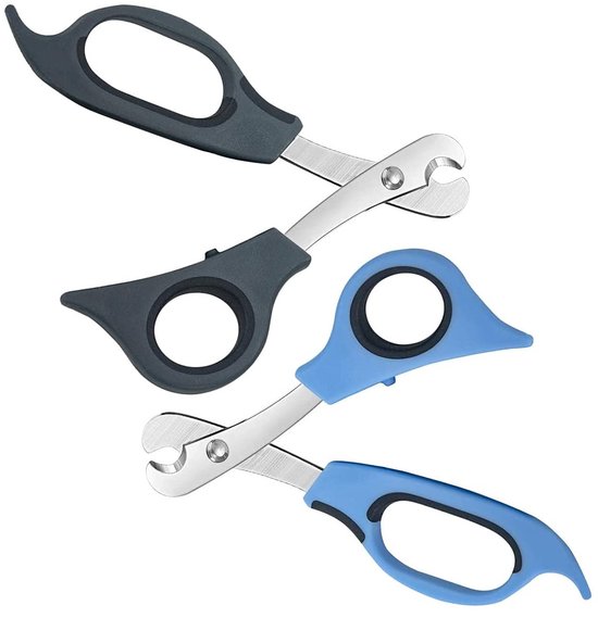 LATRAT 2 stuks tabletverdeler schaar pil schaar snijder met roestvrij stalen lemmet en ergonomische handgreep, voor nauwkeurige dosering van kleine grote pil tablet van LATRAT