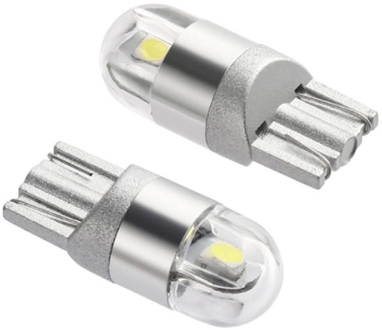 LATRAT 2 stuks wit T10 3030 2SMD LED autolampen lamp hoge illuminum led positielicht led-knipperlicht voor lamp led-plaat nachtlampje motorfiets van LATRAT