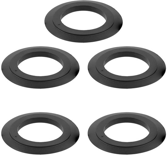 LATRAT 5 x rubberen vervangende afdichting, alleen afdichting, voor Ø 83-78 mm zeefmandjes, reserveonderdeel voor onze voor keukengootsteen stopventiel afvoerafdichting ventielafdichting van Merkloos	