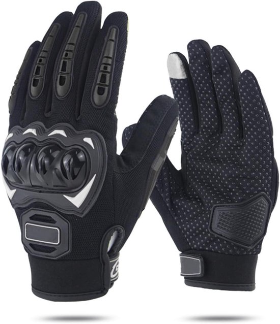 LATRAT Motorhandschoenen, ademende rijhandschoenen voor mannen en vrouwen, touchscreen-handschoenen met volledige vingers voor motorfiets, mountainbike, klimmen, jacht, motorcross en andere van Merkloos	