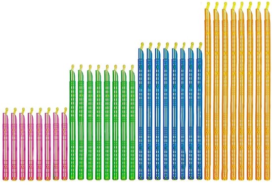 LATRAT Zak Sealing Clips Plastic Sealing Stick, Fresh Duurzame Afdichtingsstang voor Voedsel Bag, Vochtbestendig en Herbruikbaar van Merkloos	