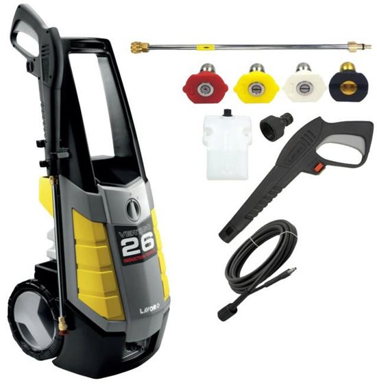 Lavor Vertigo Serie - Hogedrukreiniger - 2600W Inductiemotor - 170 bar - Met Accessoires van Merkloos	