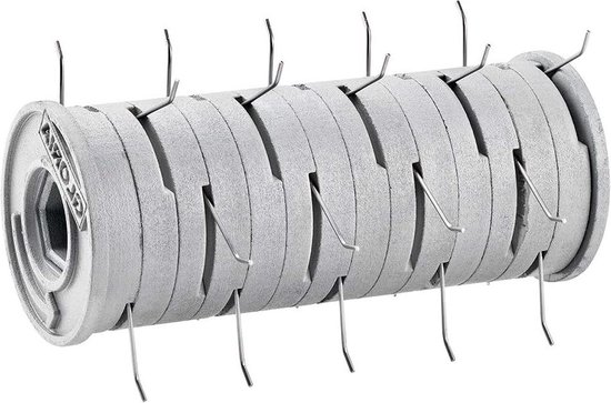 Lawn Aerator Accessories for MultiBrush Lawn Care - Removes Moss and Lawn Felt with Stainless Steel Teeth van Gloria