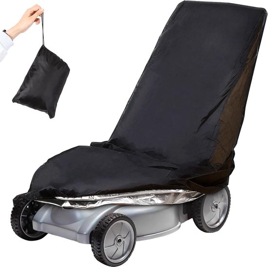 Lawn Mower Cover - Waterproof - Universal - 210D Oxford - Zwart - 193 x 112 x 63 cm